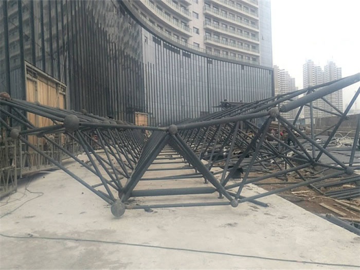 定州万豪酒店雨棚网架